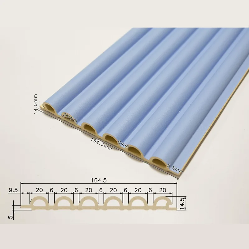 156 Hollow Semi-Circular 6-Grid Fluted Panel