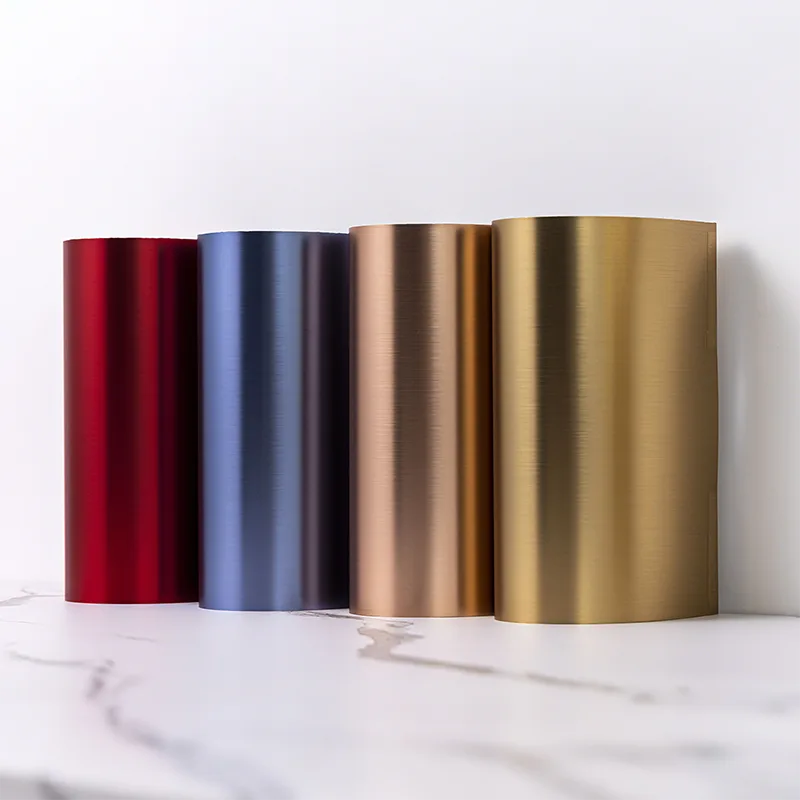 Tấm tường sợi tre rắn kết cấu kim loại PET