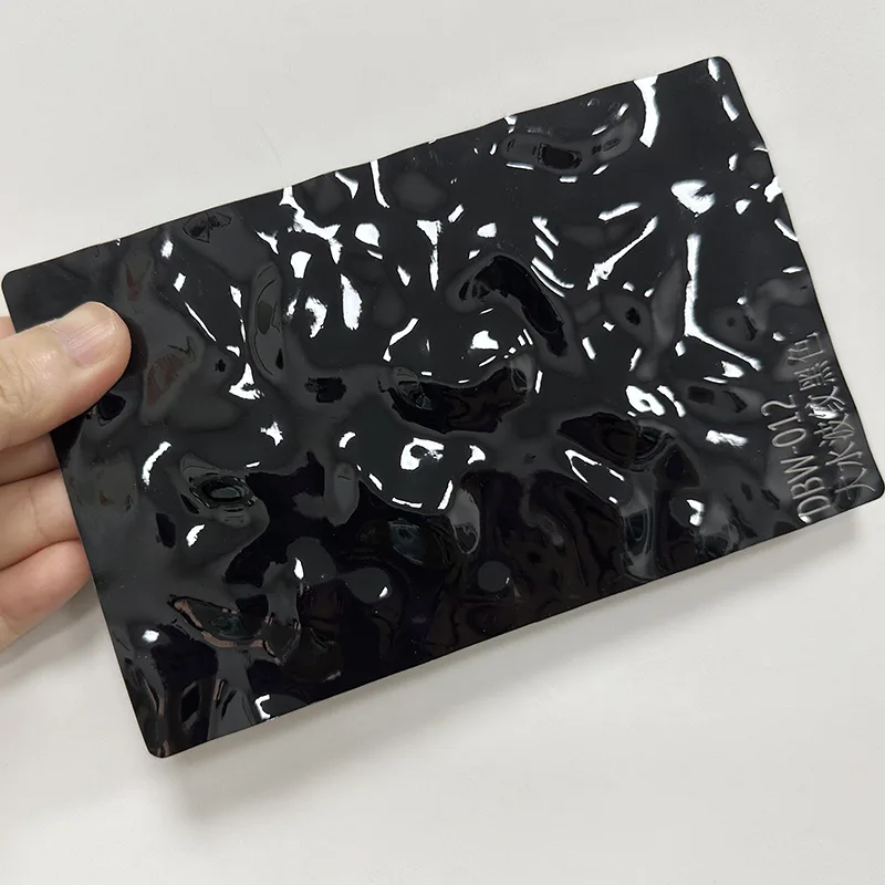 Tấm tường pha lê carbon gợn nước PET