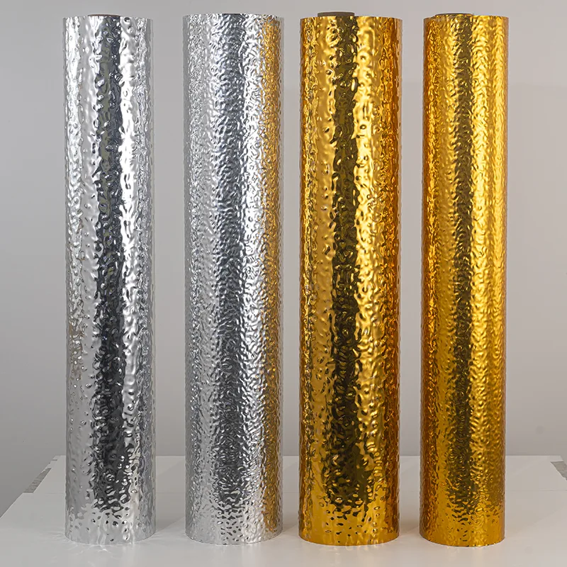 Tấm tường sợi tre rắn gợn nước PET